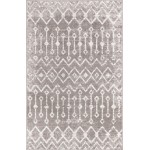 Rug Unique Loom Bohemian Trellis Gray Rectangular 4' 0 x 6' 0