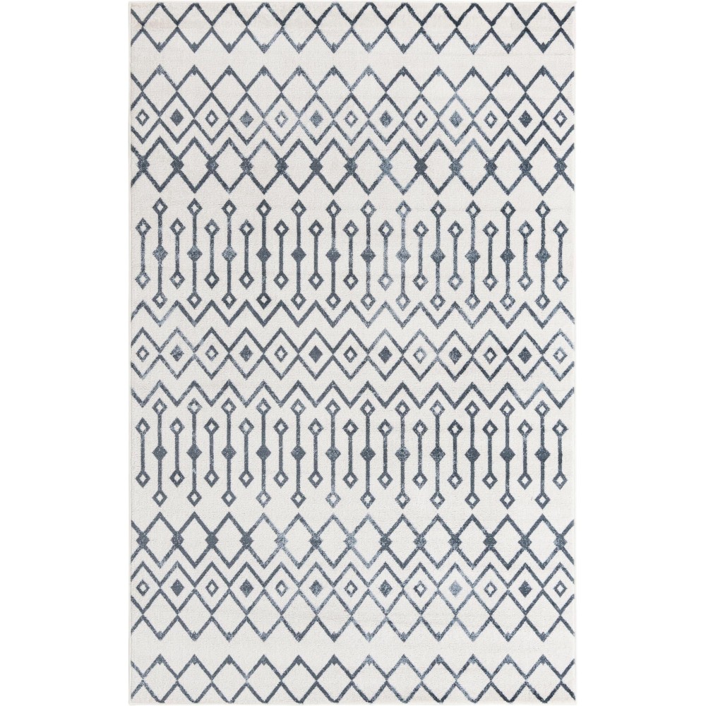 Rug Unique Loom Bohemian Trellis Ivory Rectangular 6' 0 x 9' 0 Rug Unique Loom Bohemian Trellis Ivory Rectangular 6' 0 x 9' 0