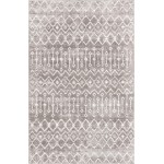 Rug Unique Loom Bohemian Trellis Gray Rectangular 6' 0 x 9' 0