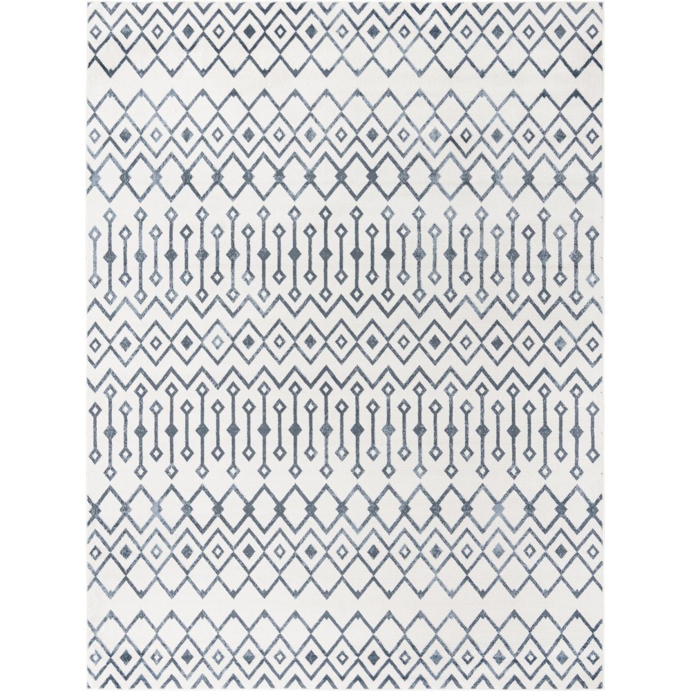Rug Unique Loom Bohemian Trellis Ivory Rectangular 8' 0 x 10' 0 Rug Unique Loom Bohemian Trellis Ivory Rectangular 8' 0 x 10' 0