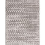 Rug Unique Loom Bohemian Trellis Gray Rectangular 8' 0 x 10' 0