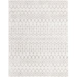 Rug Unique Loom Bohemian Trellis Pearl Rectangular 8' 0 x 10' 0
