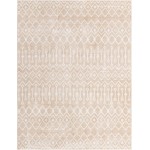 Rug Unique Loom Bohemian Trellis Beige Rectangular 8' 0 x 10' 0
