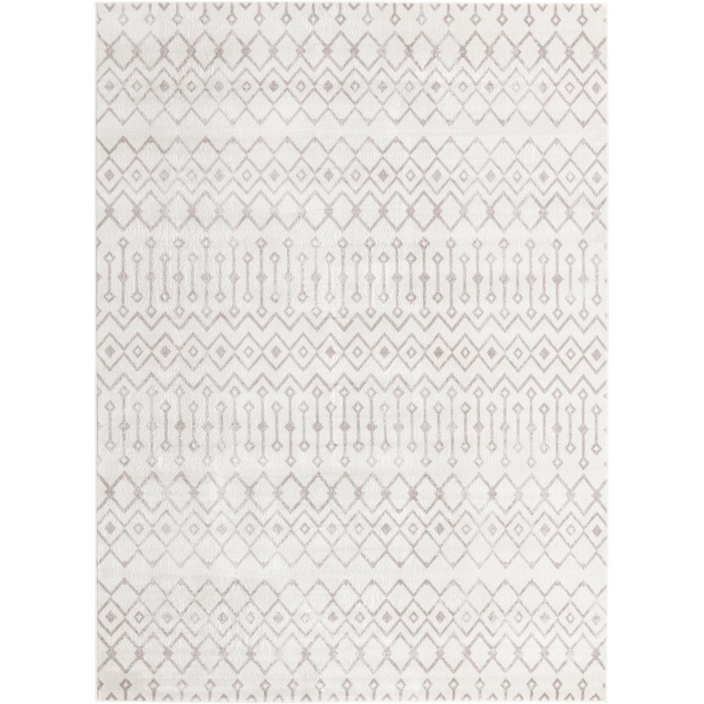 Rug Unique Loom Bohemian Trellis Pearl Rectangular 9' 0 x 12' 0 Rug Unique Loom Bohemian Trellis Pearl Rectangular 9' 0 x 12' 0