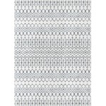 Rug Unique Loom Bohemian Trellis Ivory Rectangular 10' 0 x 13' 0