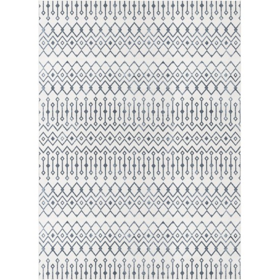 Rug Unique Loom Bohemian Trellis Ivory Rectangular 10' 0 x 13' 0