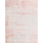 Rug Unique Loom Bohemian Trellis Rose Rectangular 10' 0 x 14' 0