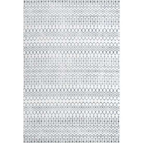 Rug Unique Loom Bohemian Trellis Ivory Rectangular 13' 0 x 18' 0