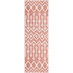 Rug Unique Loom Bohemian Trellis Pink Runner 2' 0 x 6' 0