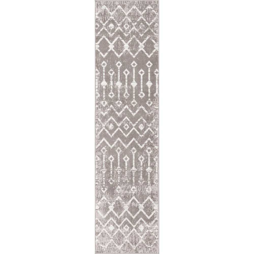 Rug Unique Loom Bohemian Trellis Gray Runner 2' 0 x 8' 0 Rug Unique Loom Bohemian Trellis Gray Runner 2' 0 x 8' 0