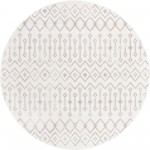 Rug Unique Loom Bohemian Trellis Pearl Round 7' 0 x 7' 0