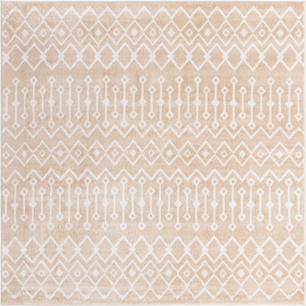 Rug Unique Loom Bohemian Trellis Beige Square 7' 10 x 7' 10 Rug Unique Loom Bohemian Trellis Beige Square 7' 10 x 7' 10