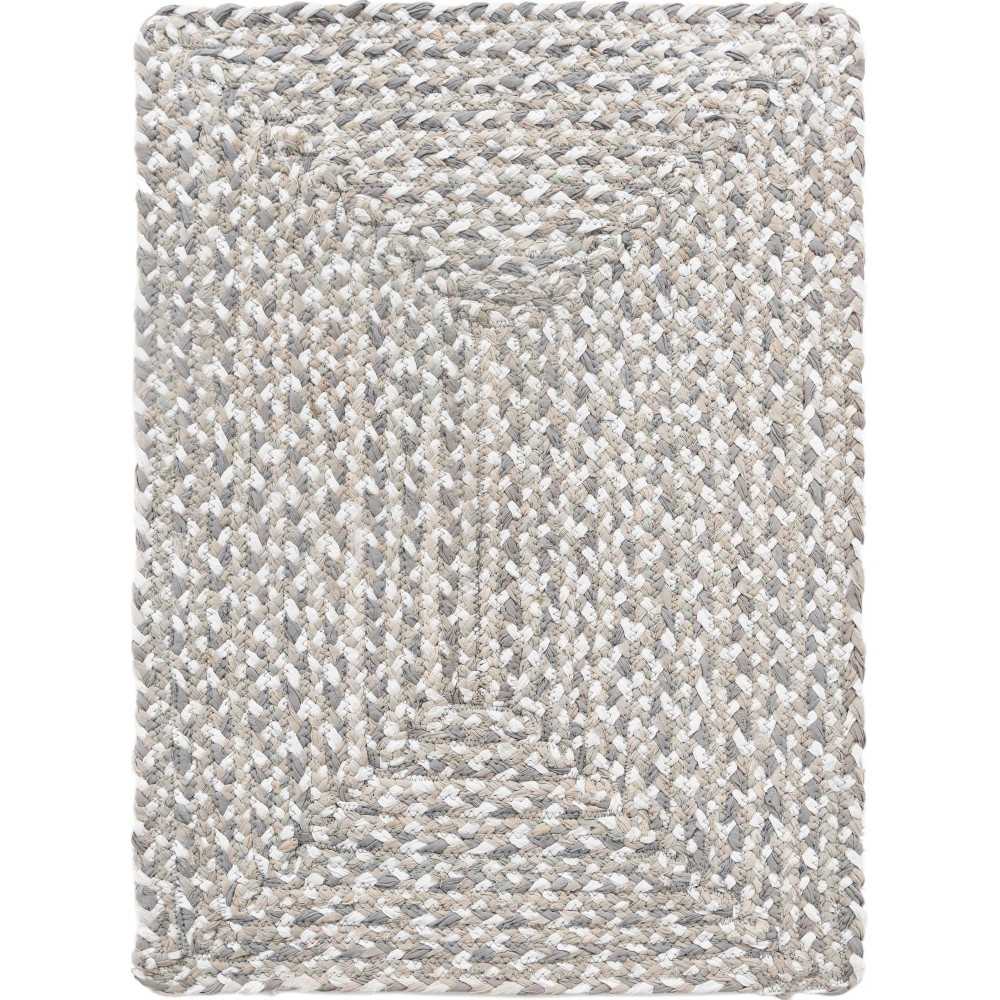 Rug Unique Loom Braided Chindi Gray Rectangular 2' 0 x 3' 0 Rug Unique Loom Braided Chindi Gray Rectangular 2' 0 x 3' 0