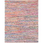 Rug Unique Loom Braided Chindi Multi Rectangular 8' 0 x 10' 0