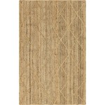Rug Unique Loom Braided Jute Trellis Natural Rectangular 5' 0 x 8' 0