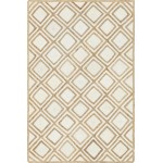 Rug Unique Loom Braided Jute Ivory Rectangular 6' 0 x 9' 0