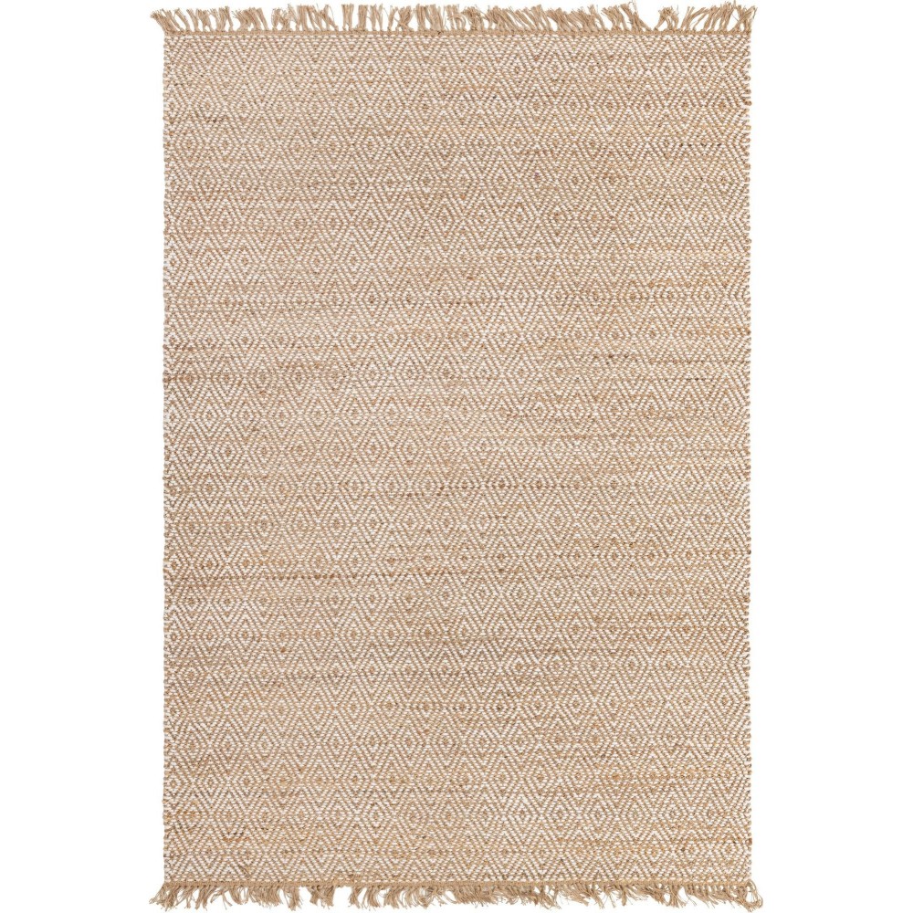 Rug Unique Loom Braided Jute Natural/Ivory Rectangular 7' 0 x 10' 0 Rug Unique Loom Braided Jute Natural/Ivory Rectangular 7' 0 x 10' 0