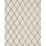 Rug Unique Loom Braided Jute Trellis Ivory Rectangular 9' 0 x 12' 0