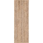Rug Unique Loom Braided Jute Trellis Natural Runner 2' 2 x 6' 0