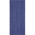 Rug Unique Loom Braided Jute Navy Blue Runner 2' 6 x 6' 0