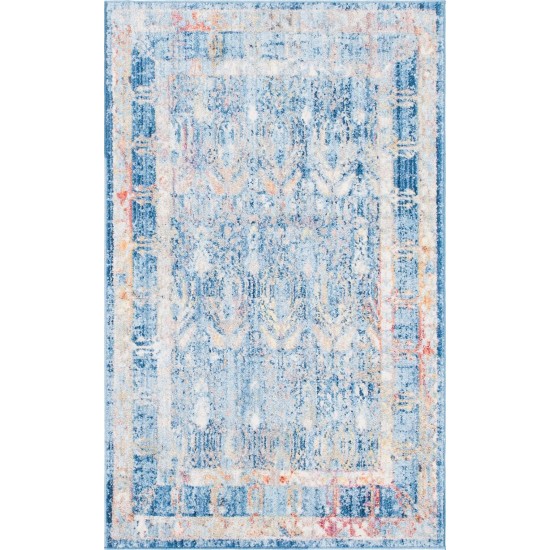 Rug Unique Loom Brighton Blue Rectangular 3' 3 x 5' 3