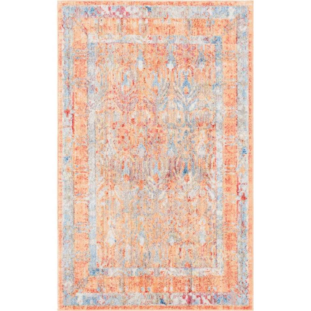 Rug Unique Loom Brighton Orange Rectangular 3' 3 x 5' 3