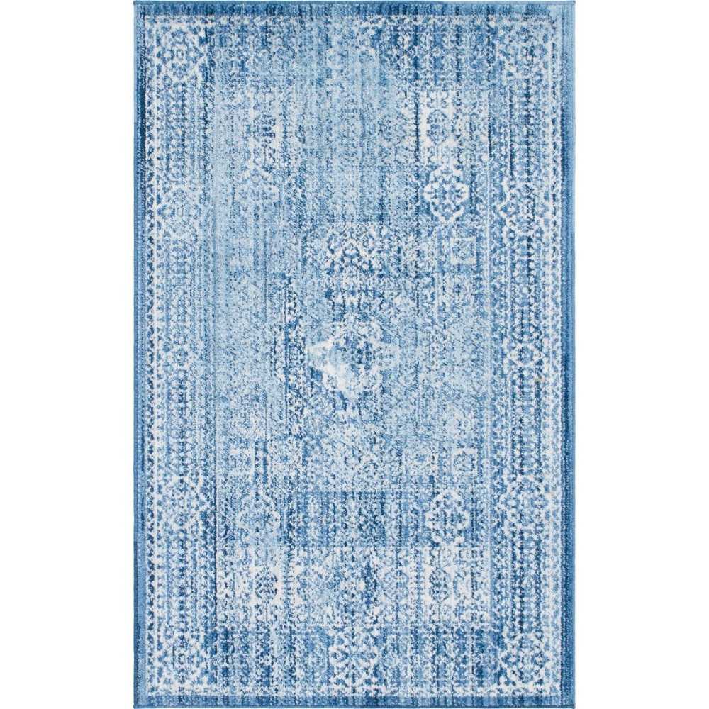 Rug Unique Loom Brighton Navy Blue Rectangular 3' 3 x 5' 3