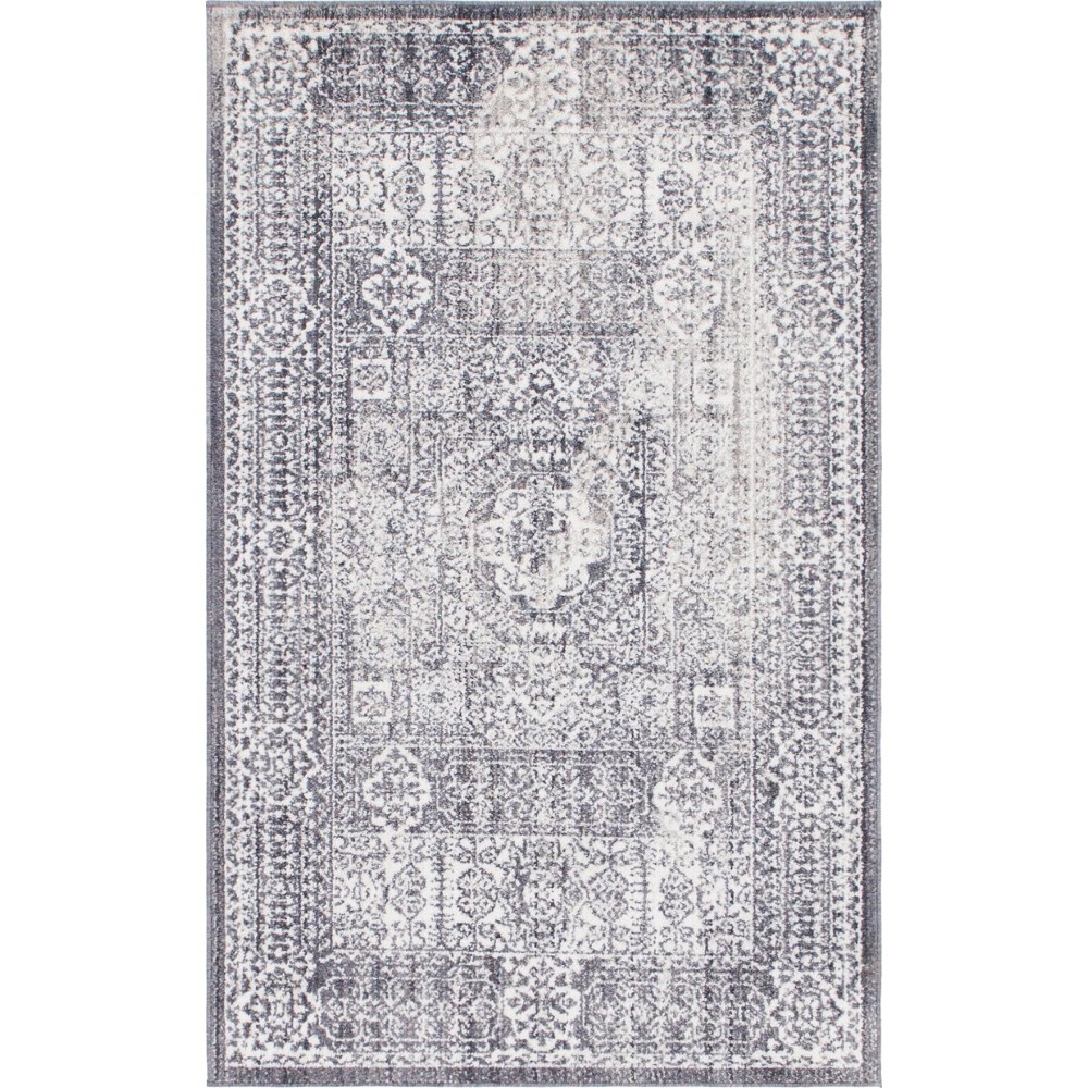 Rug Unique Loom Brighton Gray Rectangular 3' 3 x 5' 3