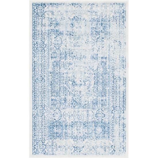 Rug Unique Loom Brighton Light Blue Rectangular 3' 3 x 5' 3