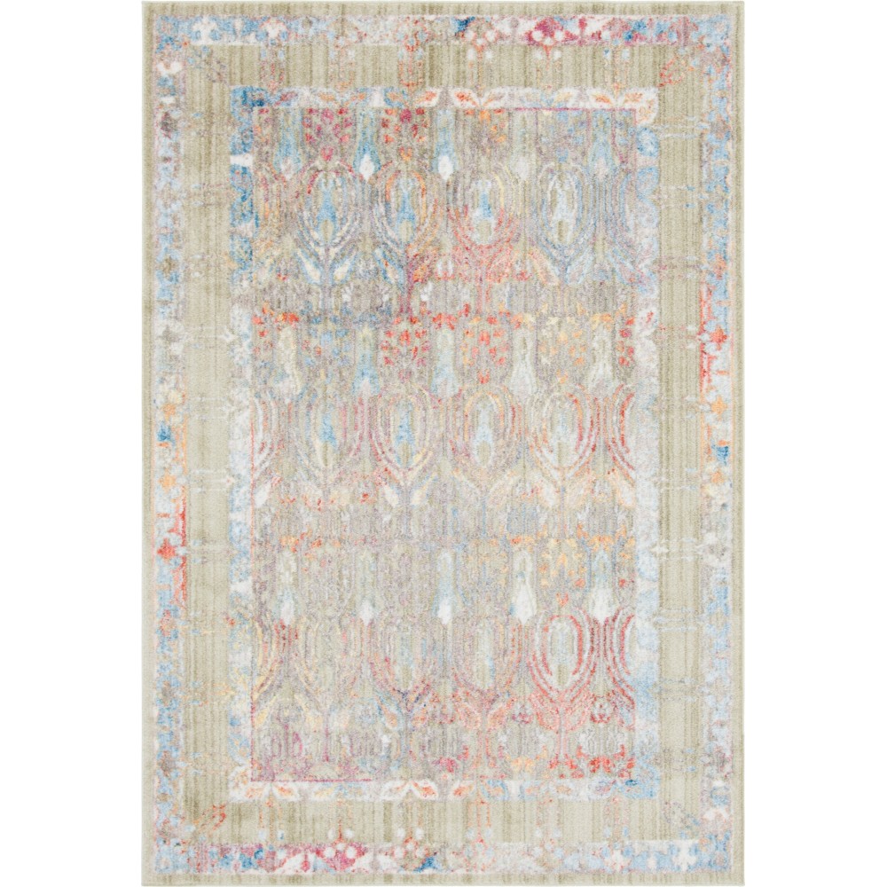 Rug Unique Loom Brighton Beige Rectangular 5' 3 x 7' 9