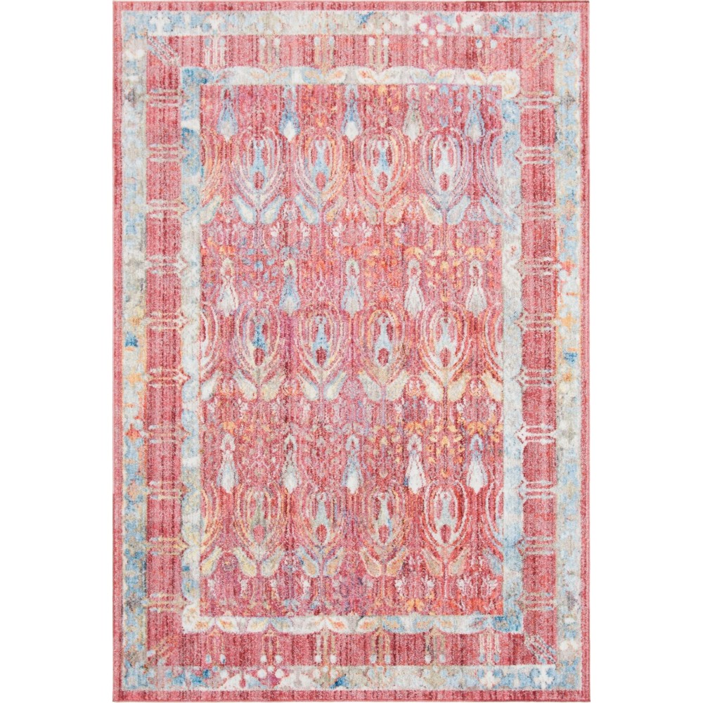 Rug Unique Loom Brighton Red Rectangular 5' 3 x 7' 9 Rug Unique Loom Brighton Red Rectangular 5' 3 x 7' 9