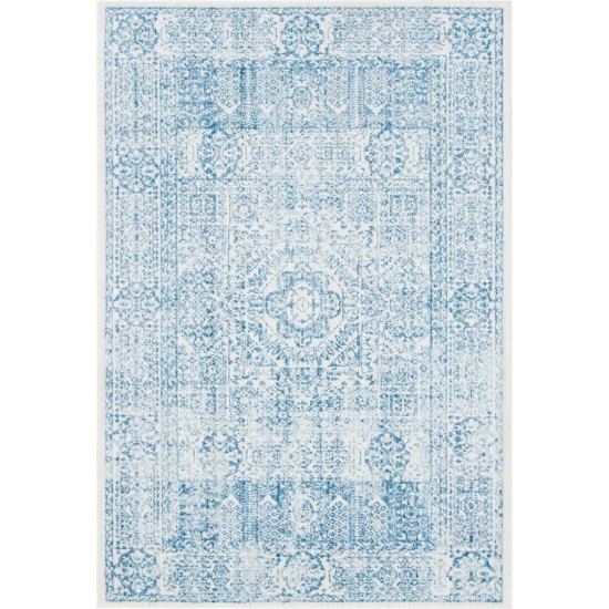 Rug Unique Loom Brighton Light Blue Rectangular 5' 3 x 7' 9