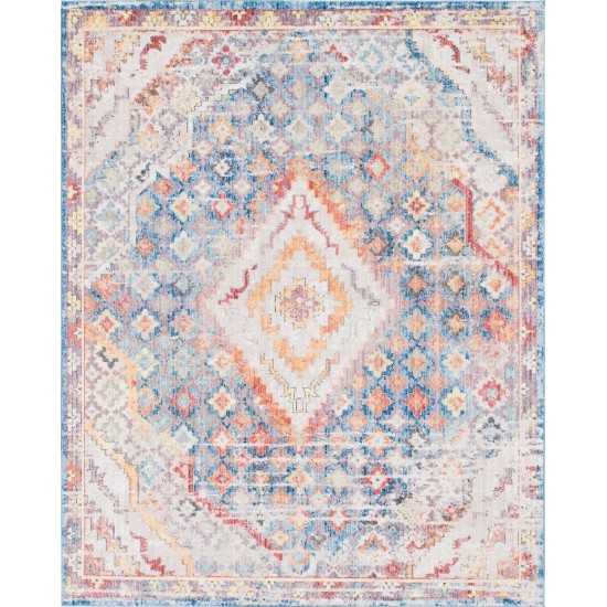 Rug Unique Loom Brighton Blue Rectangular 8' 0 x 10' 0