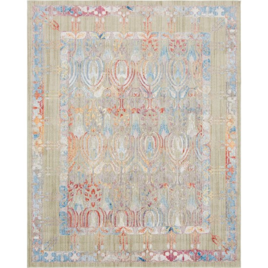 Rug Unique Loom Brighton Beige Rectangular 8' 0 x 10' 0