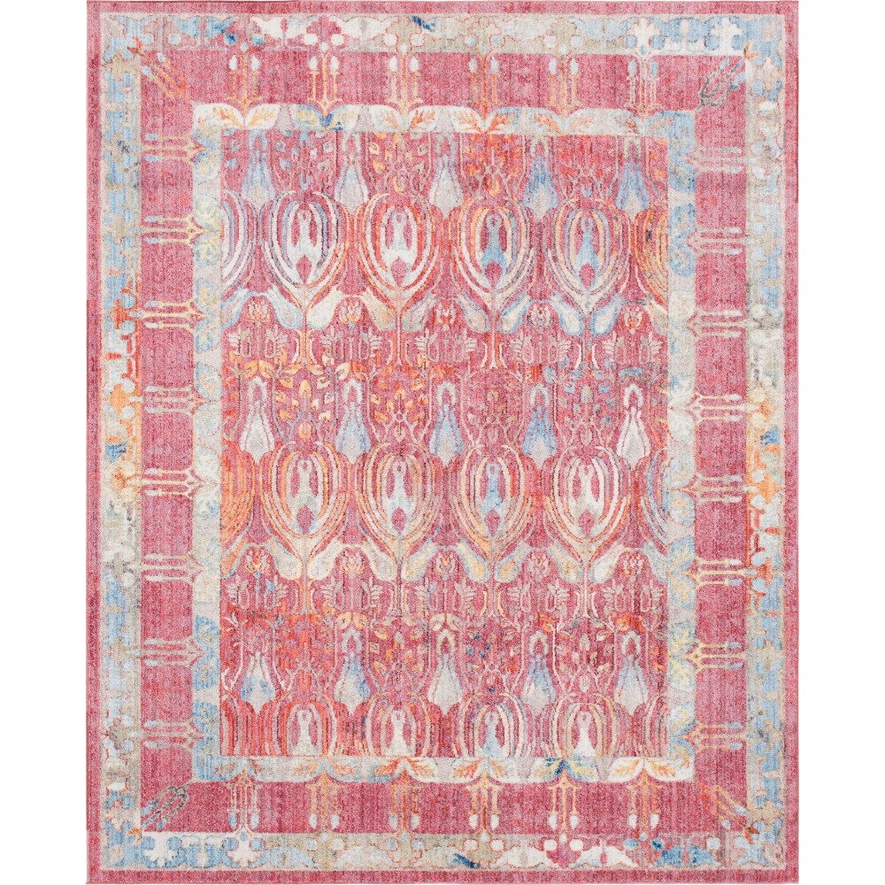 Rug Unique Loom Brighton Red Rectangular 8' 0 x 10' 0 Rug Unique Loom Brighton Red Rectangular 8' 0 x 10' 0
