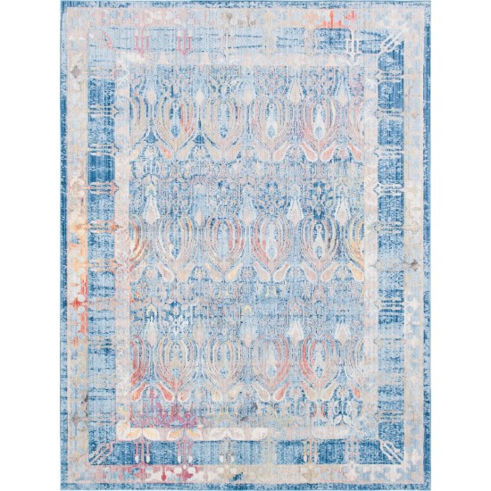 Rug Unique Loom Brighton Blue Rectangular 9' 0 x 12' 0