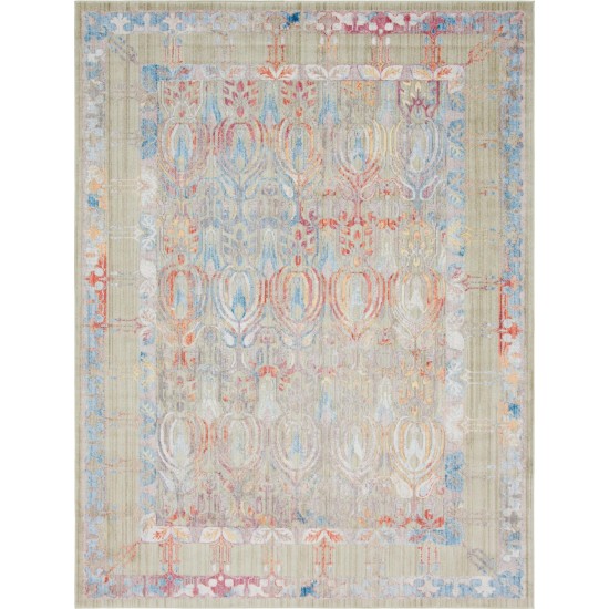 Rug Unique Loom Brighton Beige Rectangular 9' 0 x 12' 0