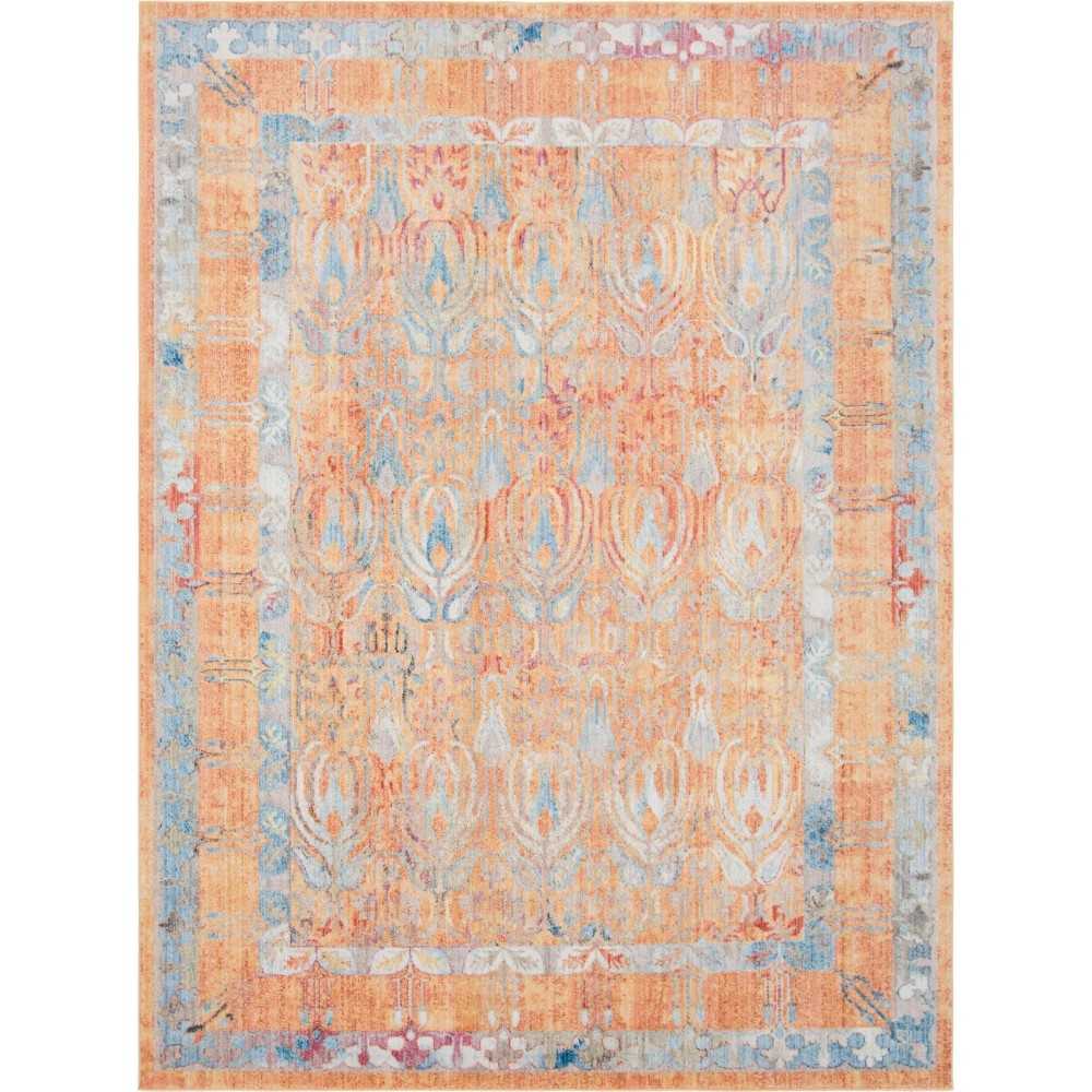 Rug Unique Loom Brighton Orange Rectangular 9' 0 x 12' 0 Rug Unique Loom Brighton Orange Rectangular 9' 0 x 12' 0