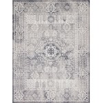 Rug Unique Loom Brighton Gray Rectangular 9' 0 x 12' 0