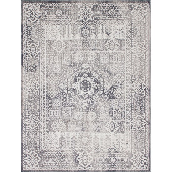 Rug Unique Loom Brighton Gray Rectangular 9' 0 x 12' 0