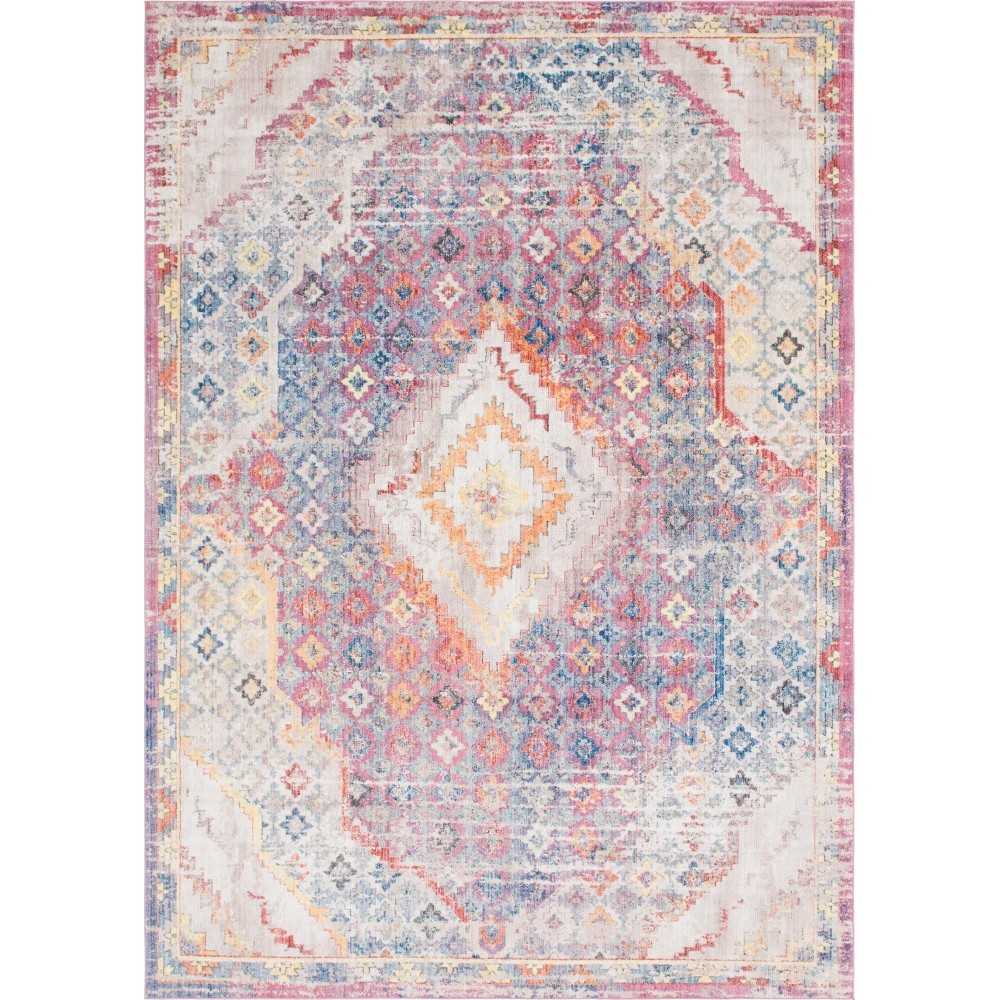 Rug Unique Loom Brighton Pink Rectangular 10' 0 x 14' 0 Rug Unique Loom Brighton Pink Rectangular 10' 0 x 14' 0