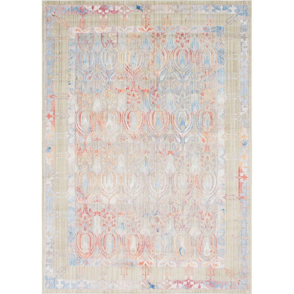 Rug Unique Loom Brighton Beige Rectangular 10' 0 x 14' 0