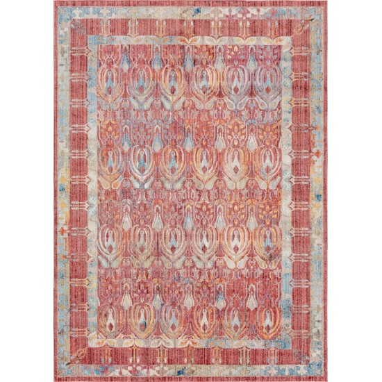 Rug Unique Loom Brighton Red Rectangular 10' 0 x 14' 0