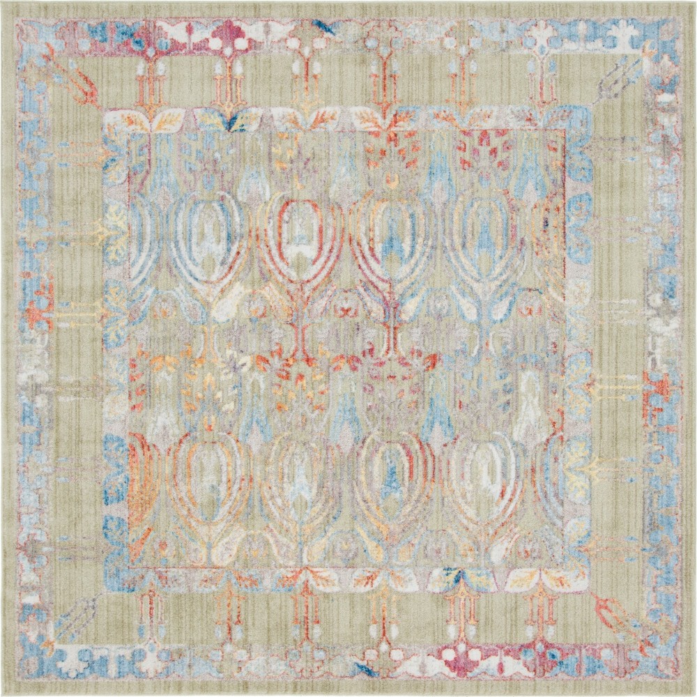 Rug Unique Loom Brighton Beige Square 8' 0 x 8' 0 Rug Unique Loom Brighton Beige Square 8' 0 x 8' 0