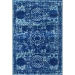 Rug Unique Loom Bromley Navy Blue Rectangular 2' 0 x 3' 0