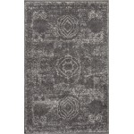 Rug Unique Loom Bromley Dark Gray Rectangular 2' 0 x 3' 0