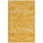 Rug Unique Loom Bromley Yellow Rectangular 2' 0 x 3' 0