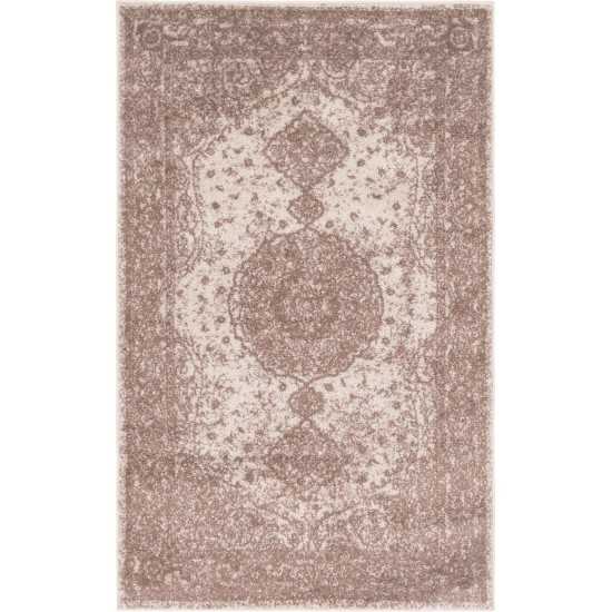 Rug Unique Loom Bromley Light Brown Rectangular 3' 3 x 5' 3