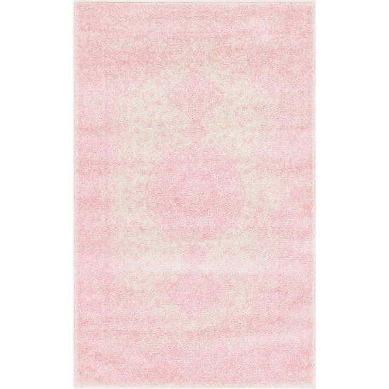 Rug Unique Loom Bromley Pink Rectangular 3' 3 x 5' 3