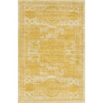 Rug Unique Loom Bromley Yellow Rectangular 4' 0 x 6' 0